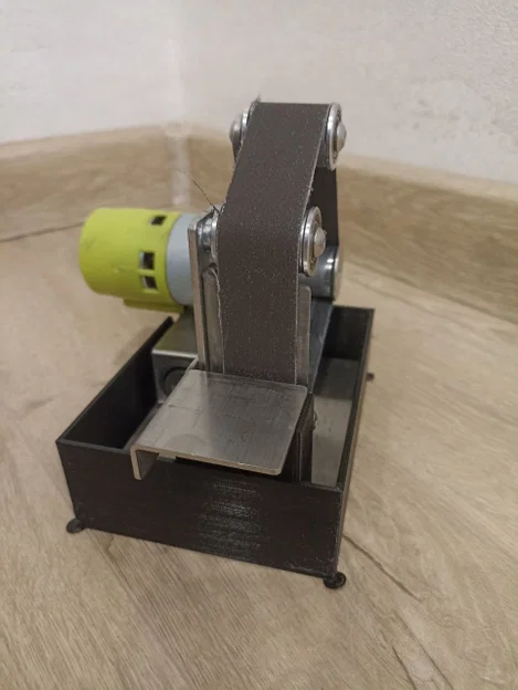 Khay hứng bụi cho máy mài mini bằng dây đai - Image 2