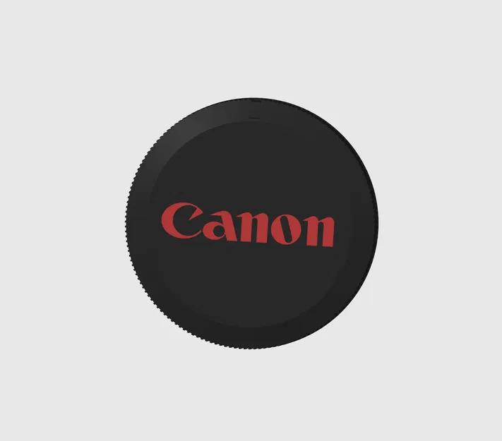 Nắp Che Ngàm Sau Lens Canon RF/RFS Có Logo - Image 1