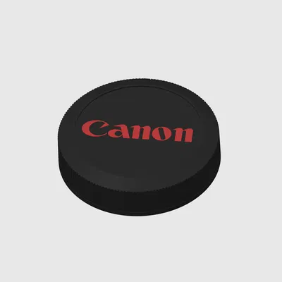 Nắp Che Ngàm Sau Lens Canon RF/RFS Có Logo