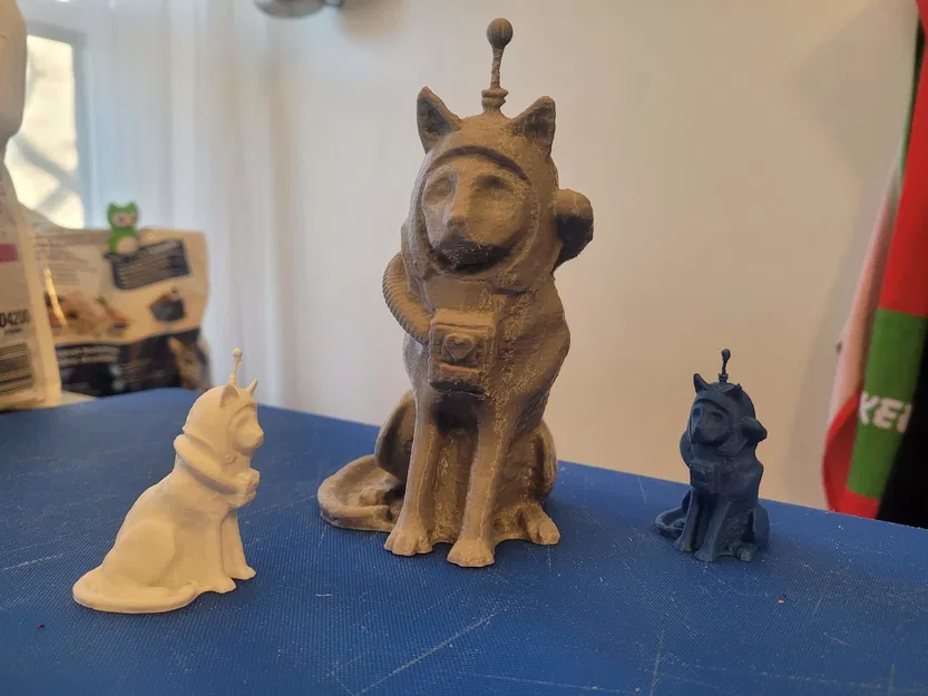 Mô hình 3D Space Cat Cosmo - Tượng Mèo Phi Hành Gia - Image 1