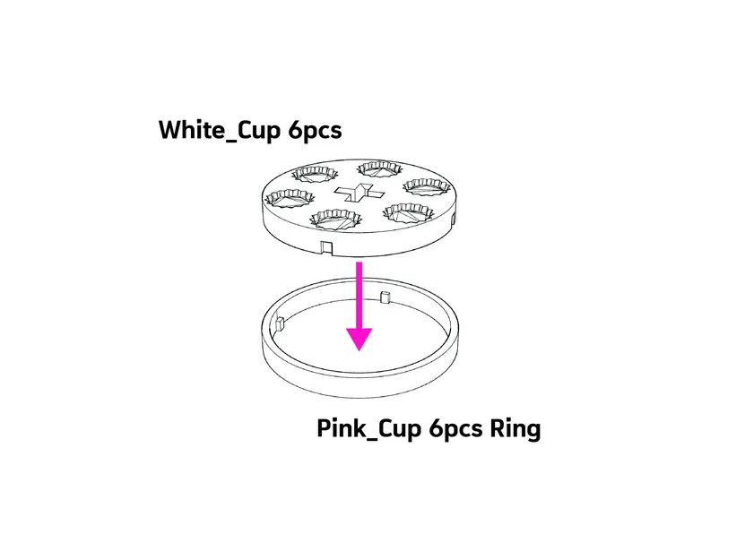 Mô Hình Mẫu Filament - Hộp Bánh Cupcake (24 Cái) - Image 7