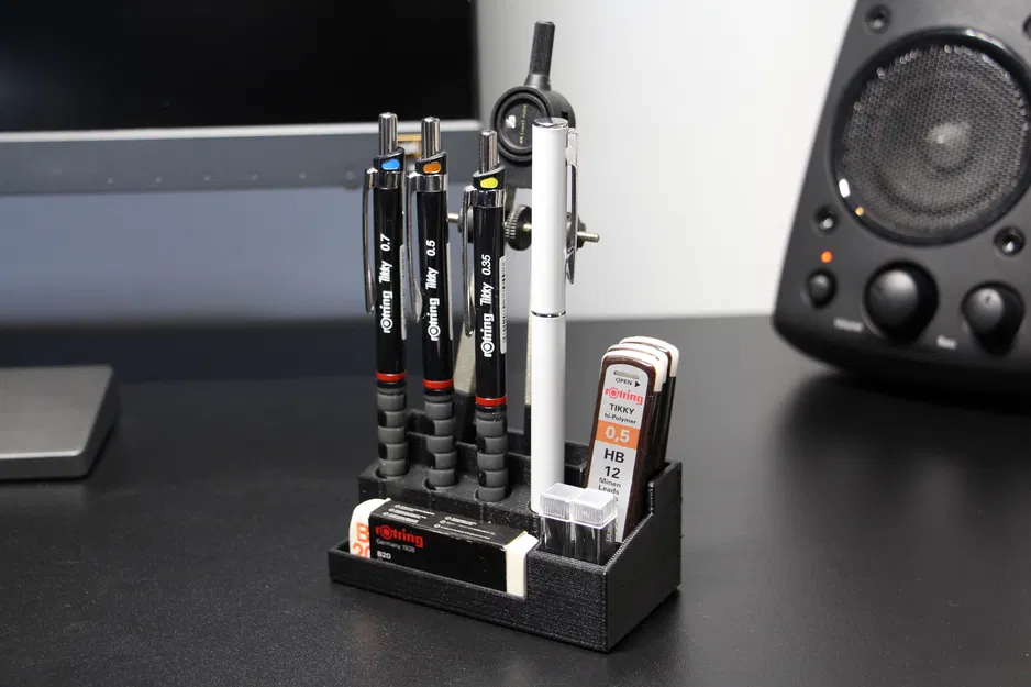 Hộp Đựng Bút + Khe Cắm La Bàn - Image 1