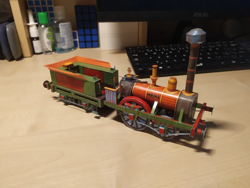 Mô Hình Đầu Máy Moravia 1838 In 3D - Image 2