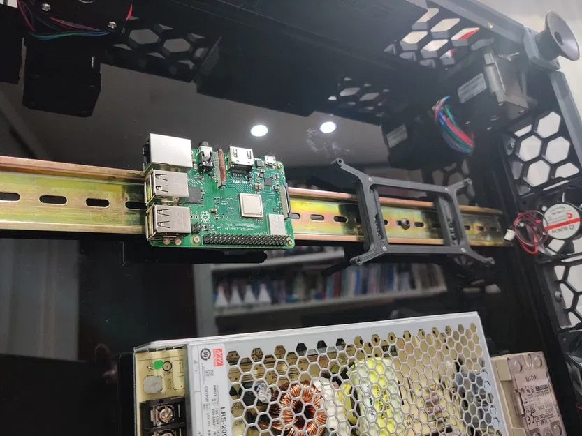 Giá đỡ Raspberry Pi gắn thanh ray DIN ngang cho Voron 2.4 - Image 4