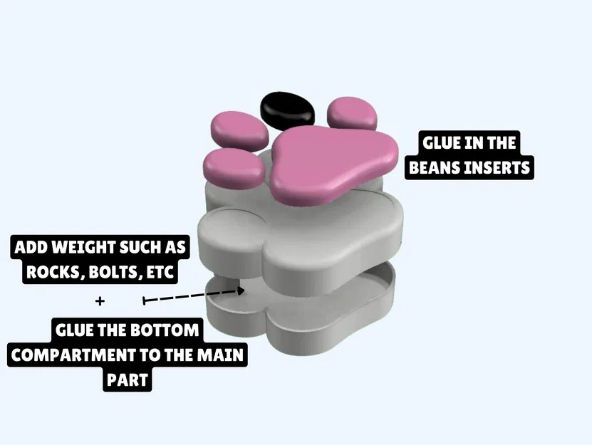 Chân Mèo Kitty - Cục Chặn Giấy - Image 2