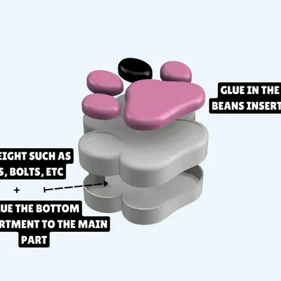 Chân Mèo Kitty - Cục Chặn Giấy