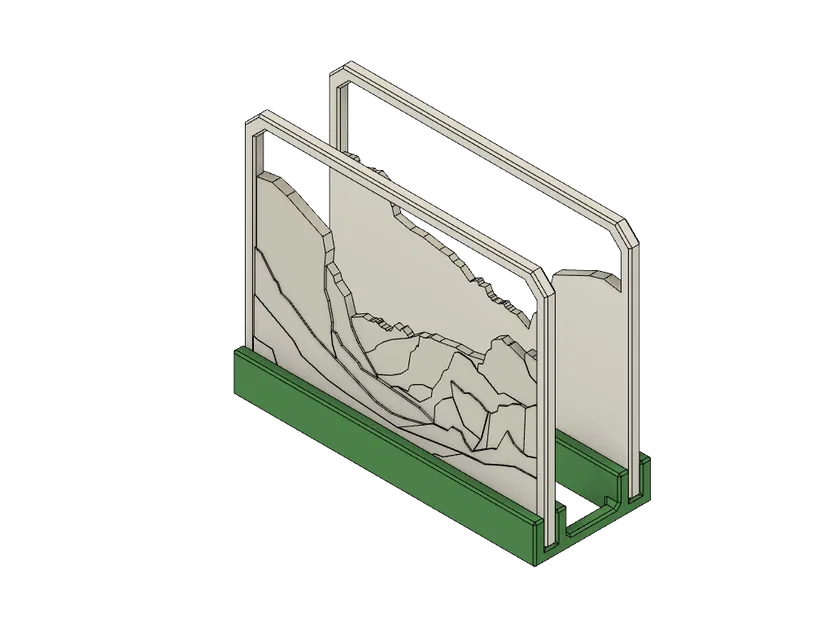 Đế Đựng Khăn Ăn, Mặt Yosemite - Có Thể Thay Đổi - Image 1