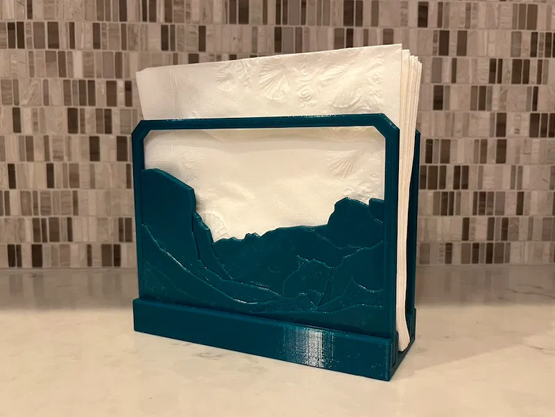 Đế Đựng Khăn Ăn, Mặt Yosemite - Có Thể Thay Đổi - Image 2