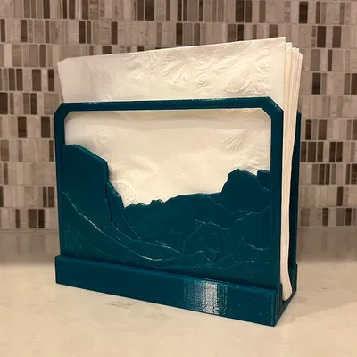 Đế Đựng Khăn Ăn, Mặt Yosemite - Có Thể Thay Đổi