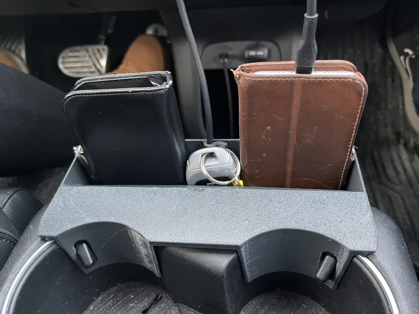 Phụ Kiện Hộp Đựng Điện Thoại Gắn Chỗ Để Ly Xe Ioniq 5 - Image 2