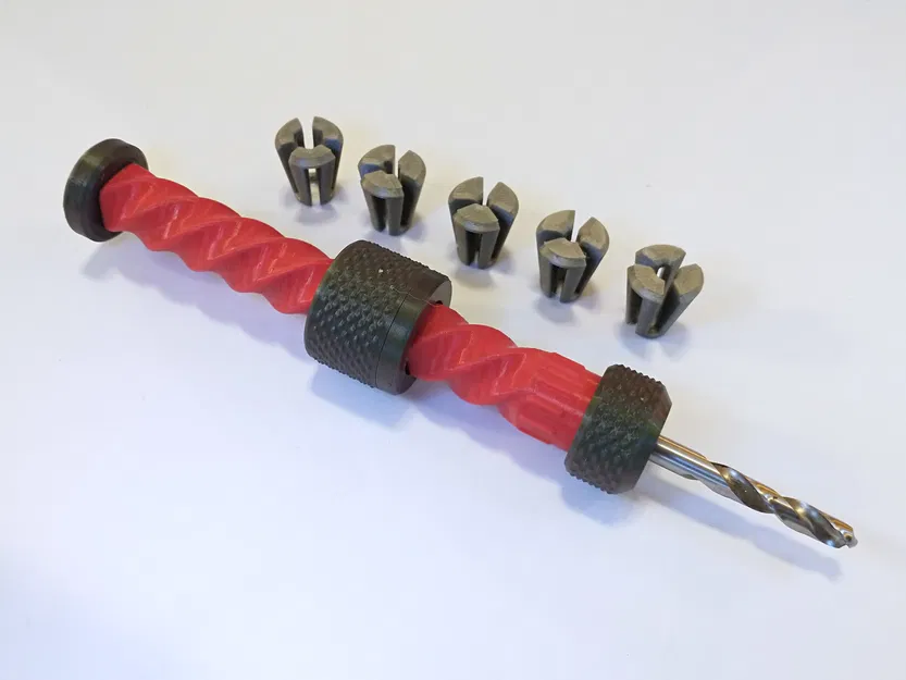 Máy khoan đẩy có Mâm cặp Collet và Ly hợp một chiều - Image 1