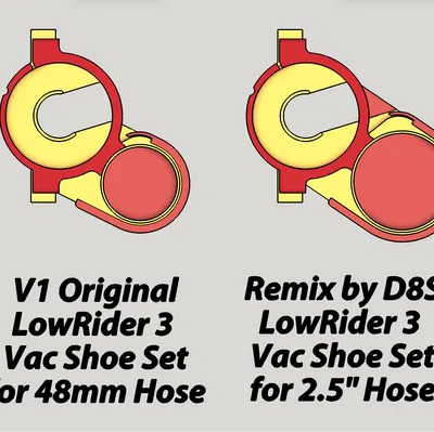 Giá đỡ Makita 700 Series & chụp bụi tháo rời cho LowRider 3 CNC - Sửa đổi cho ống 2.5" (v1.1)