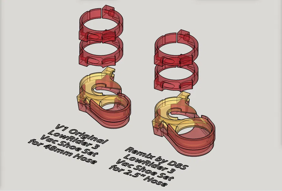 Giá đỡ Makita 700 Series & chụp bụi tháo rời cho LowRider 3 CNC - Sửa đổi cho ống 2.5" (v1.1) - Image 7