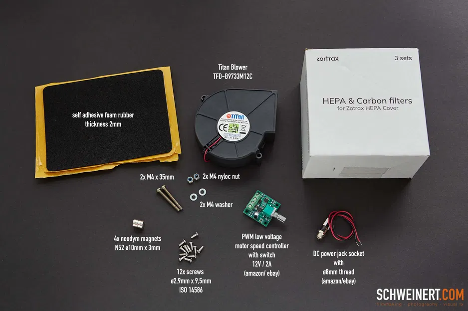 AirManagerV2 máy lọc không khí tuần hoàn cho lồng máy in 3D - Image 3