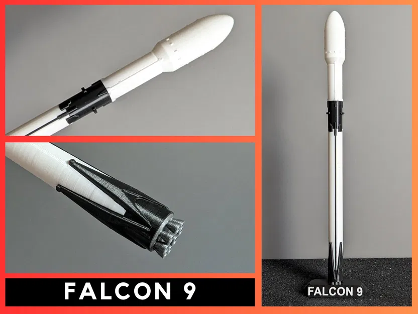 Mô hình Tên lửa FALCON 9 BLOCK 5 - Image 1