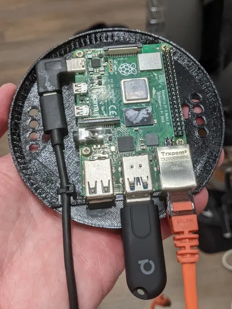Vỏ Case Raspberry Pi 4 Tròn - Image 3