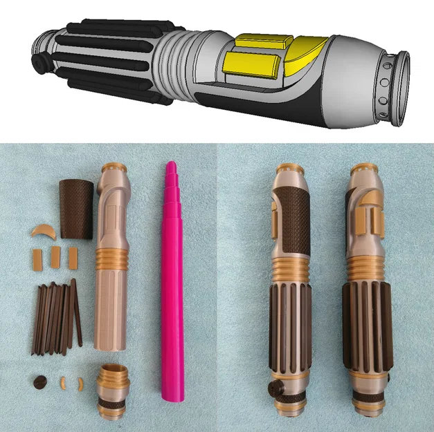 Kiếm Ánh Sáng Mace Windu Gấp Gọn - Image 1