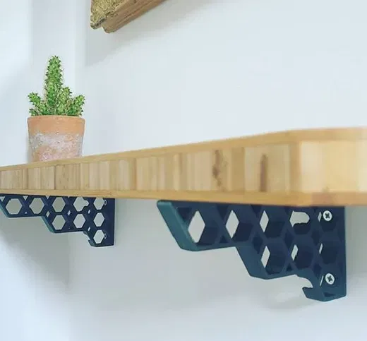 Kẹp Đỡ Kệ Hình Tổ Ong Lục Giác - Image 2