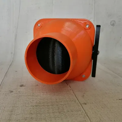 Van chặn gió không kẹt loại van bi 63mm / 2½" cho hệ thống hút bụi xưởng