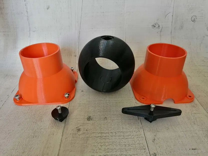 Van chặn gió không kẹt loại van bi 63mm / 2½" cho hệ thống hút bụi xưởng - Image 3