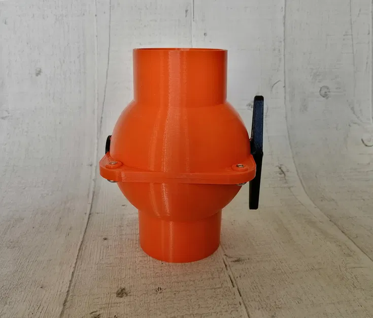 Van chặn gió không kẹt loại van bi 63mm / 2½" cho hệ thống hút bụi xưởng - Image 7