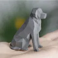 Chó Vàng Golden Retriever Low Poly - Beto - Thumbnail 3