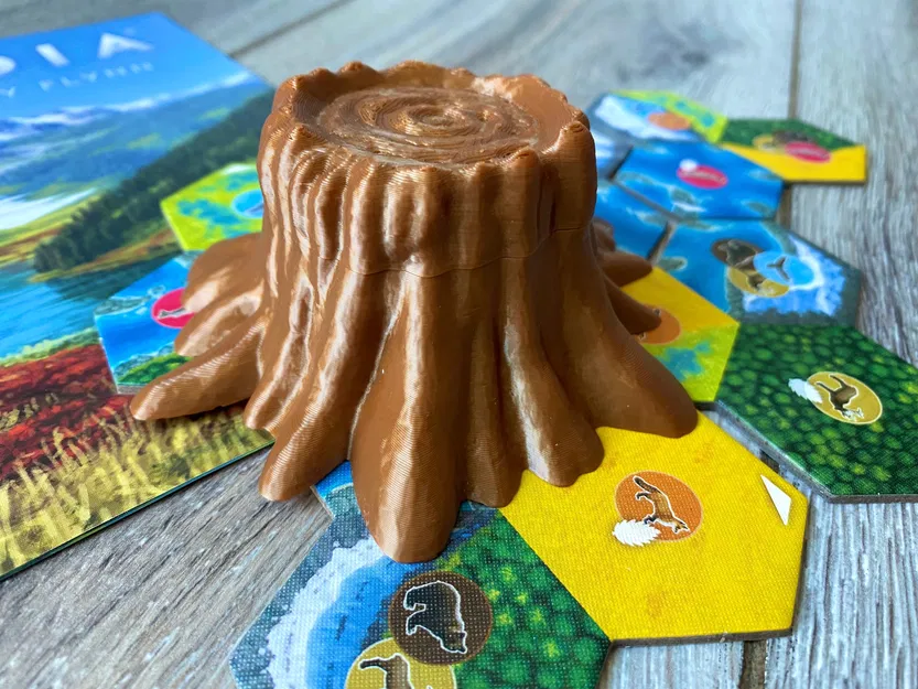 Hộp Hình Khúc Gỗ Đựng Nón Thông Cascadia - Image 2