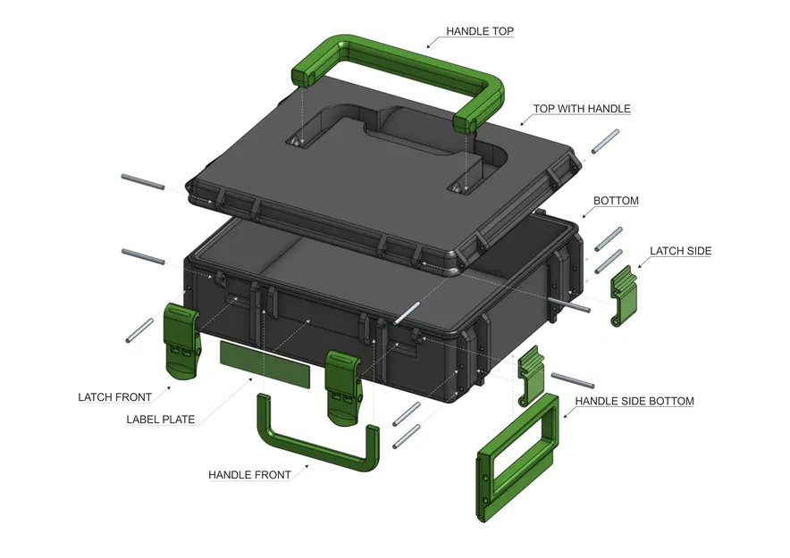 SBox cho MK2/3/4 - Hệ thống hộp đựng đồ có thể xếp chồng - Image 6