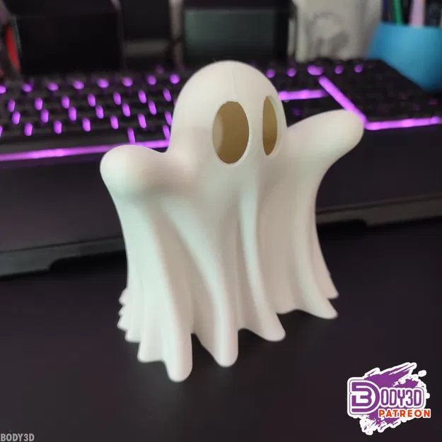 Mô Hình 3D "Ghost Booh" - Dễ Thương và Độc Đáo - Image 1