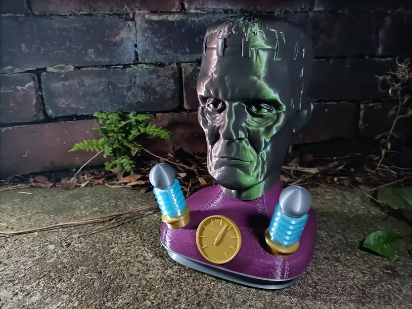 Mô hình 3D FRANKY - Đầu Quái Vật Kinh Điển - Image 3