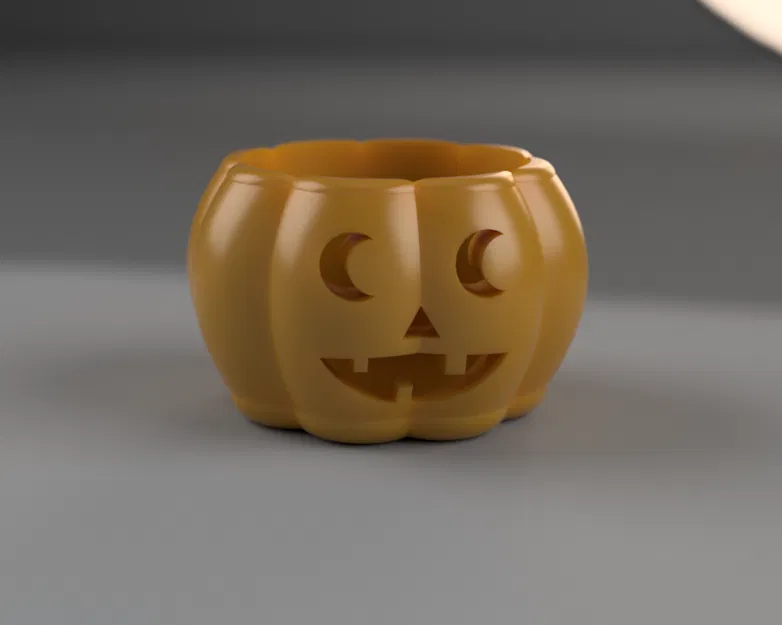 Đèn Cầy Nến Tealight Hình Bí Ngô - Image 2