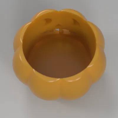 Đèn Cầy Nến Tealight Hình Bí Ngô