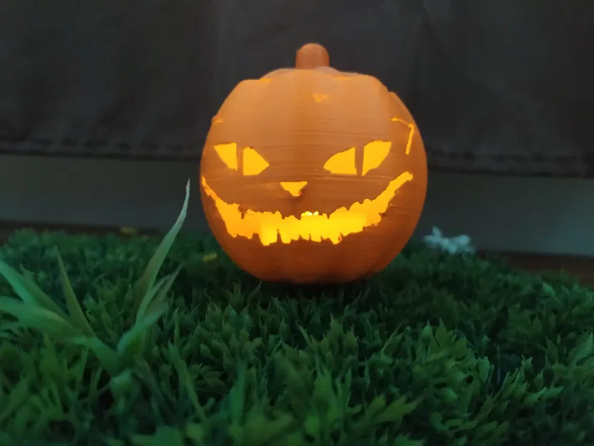 Mẫu Jack-O-Lantern Mặt Mèo Độc Đáo - Image 1