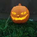 Mẫu Jack-O-Lantern Mặt Mèo Độc Đáo - Thumbnail 1