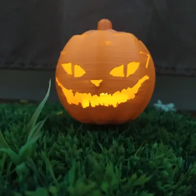 Mẫu Jack-O-Lantern Mặt Mèo Độc Đáo