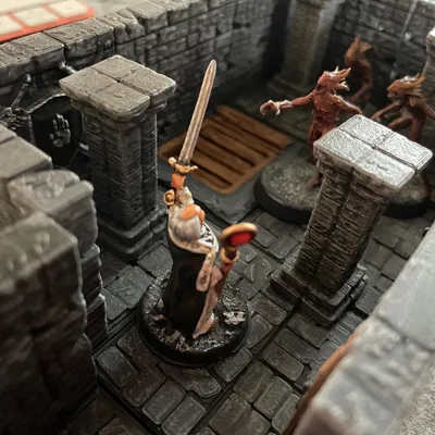 Trụ gạch cho game nhập vai trên bàn 28mm