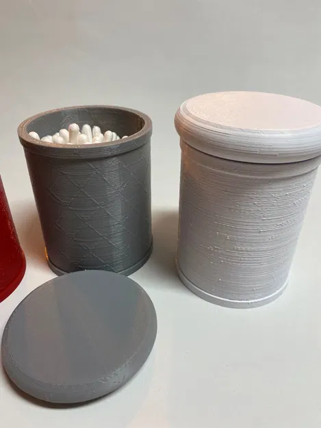 Hộp tăm tăm bông với kích thước hoàn hảo cho phòng tắm hoặc bàn trang điểm - Image 4