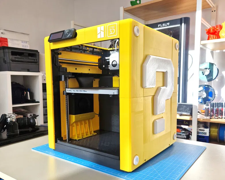 Mod Vỏ Tủ Hình Khối Super Mario Cho Bambulab P1P - Image 1