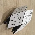 Xúc xắc D20 - gấp, lắp ráp bằng khớp nối - Thumbnail 3