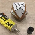 Xúc xắc D20 - gấp, lắp ráp bằng khớp nối - Thumbnail 4