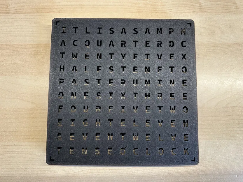 WordClock (2022) - Đồng hồ chữ LED đa chức năng - Image 7