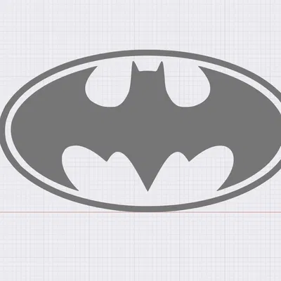 Logo Batman 3D