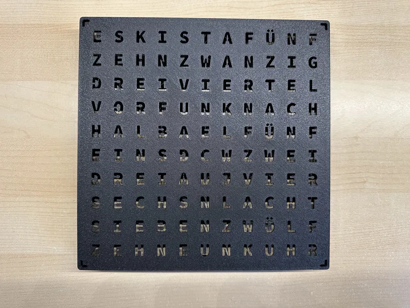 WordClock (2022) - Đồng hồ chữ LED đa chức năng - Image 8