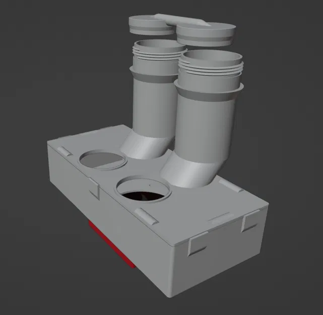 Giá đỡ bộ lọc HEPA / than hoạt tính cho vỏ máy Flsun V400 (cập nhật) - Image 8