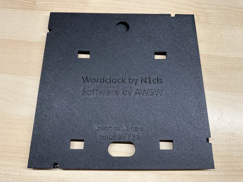 WordClock (2022) - Đồng hồ chữ LED đa chức năng - Image 20