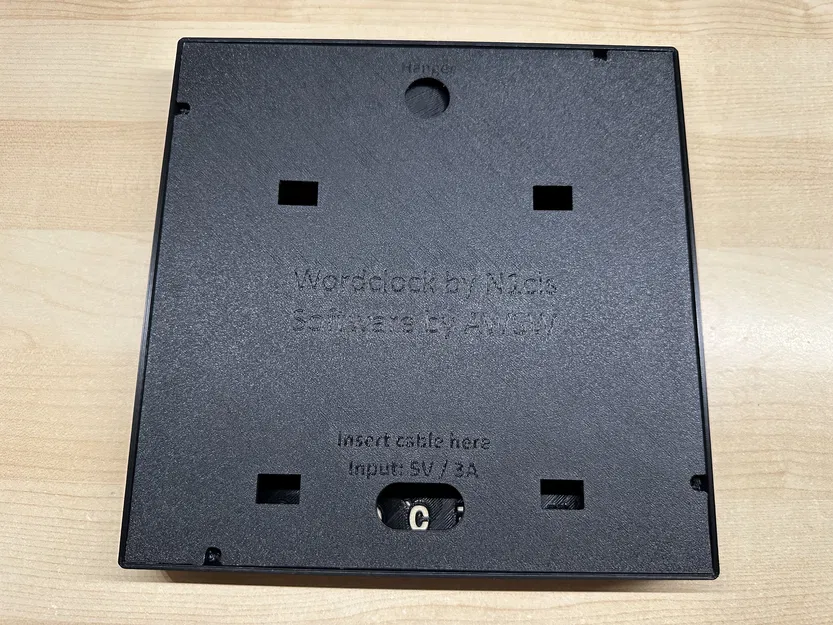 WordClock (2022) - Đồng hồ chữ LED đa chức năng - Image 21