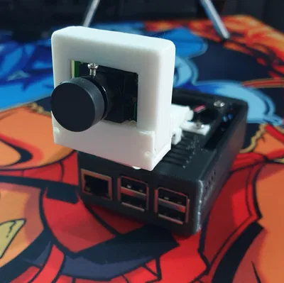 CẢI TIẾN Đế Gắn Camera Raspberry Pi - Waveshare - RPi Camera (B) - OV5647 - Quạt 40mm