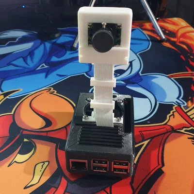 CẢI TIẾN Đế Gắn Camera Raspberry Pi - Waveshare - RPi Camera (B) - OV5647 - Quạt 40mm