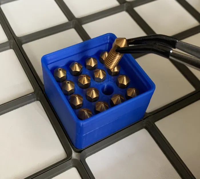 Hộp Đựng Đầu Phun Gridfinity (Ankermake, Volcano, Mk6, Mk8) - Image 2