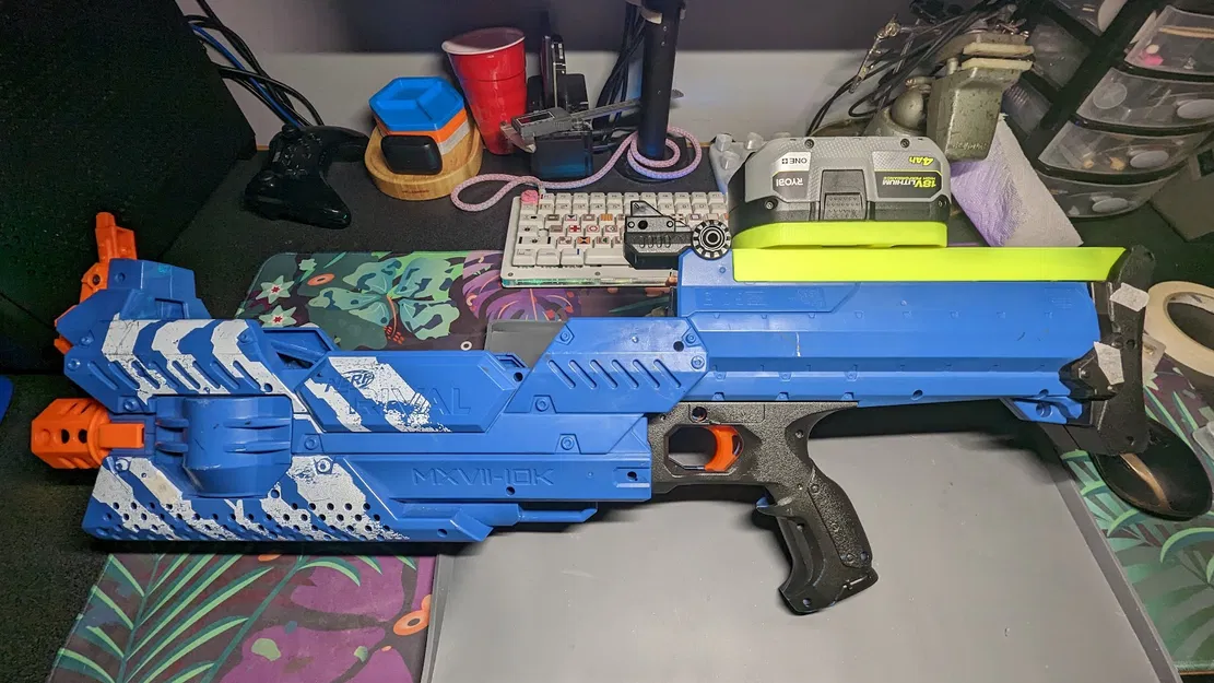 Nắp Pin Nerf Rival Nemesis Phiên Bản Ryobi - Image 2